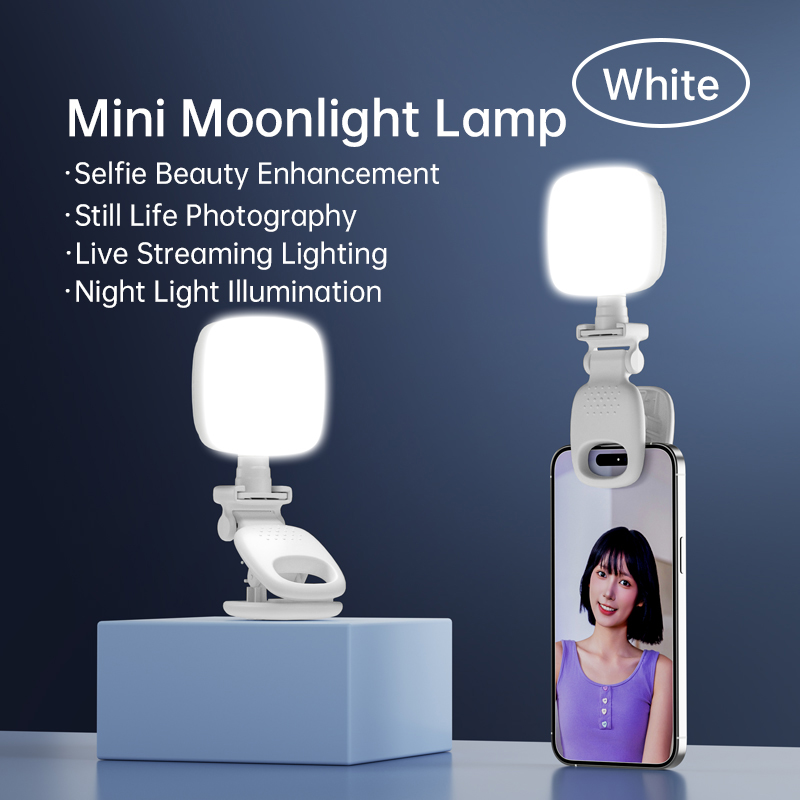 Photography Lighting Handheld - Draagbare clip-on mini LED selfie-vullicht dimbare
