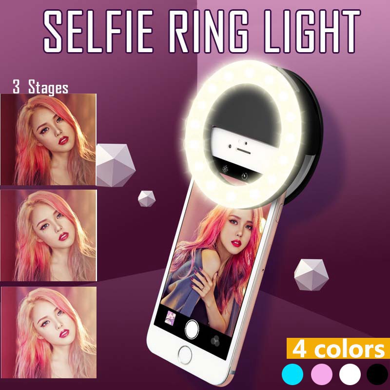 Photography Lighting Game - Led Selfie Ring Licht 3 Niveau