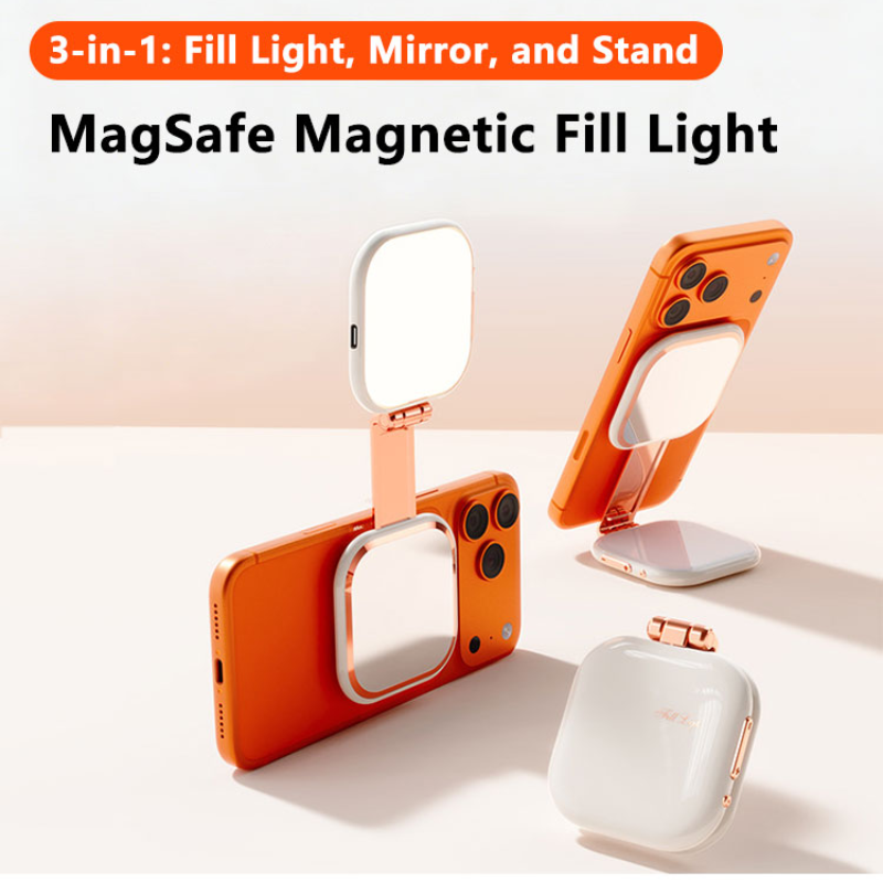 Photography Mobile Lighting - 3-in-1 Magnetische Selfie Ring Light met