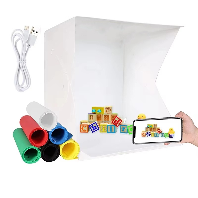 Photography Lighting Kit Portable - Vouwbare Lichtbox Draagbare Fotografie LED Fotostudio