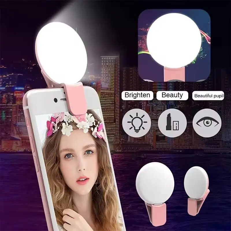 Photography Lighting Game - Draagbare Mini Selfie Ringlamp LED Lamp
