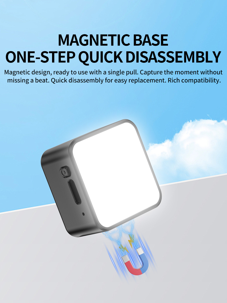 Magnetische Mini LED-videolamp - Photography Lighting Description recensie en prijs