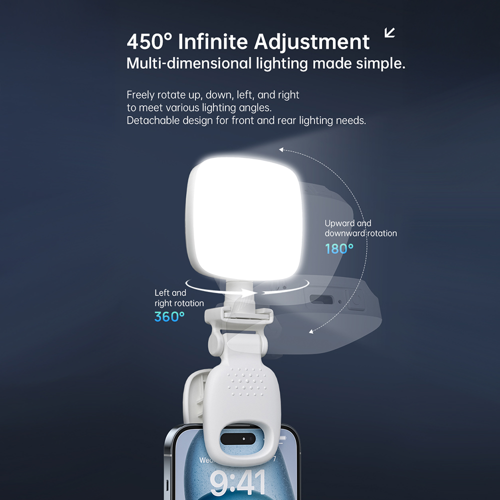 Draagbare clip-on mini LED sel - Photography Lighting Handheld recensie en prijs