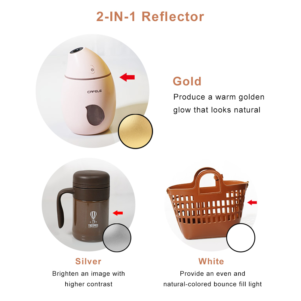 2-in-1 Ronde Draagbare Reflect - Photography Lighting Handheld recensie en prijs