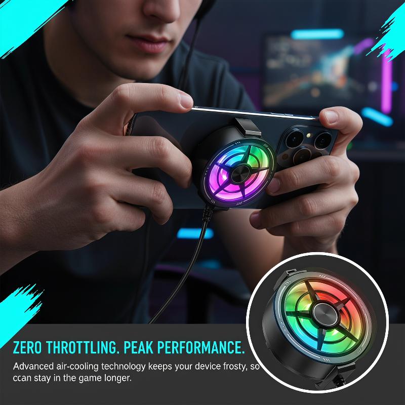 Clip-on telefoonkoelerventilat - Photography Lighting Game recensie en prijs