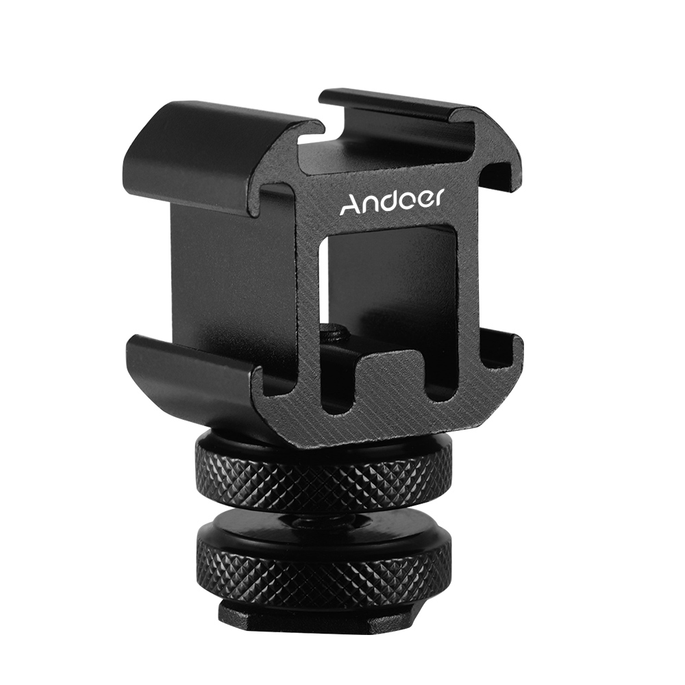 Andoer 3-Cold Shoe Mount Adapt - Photography Lighting Description recensie en prijs