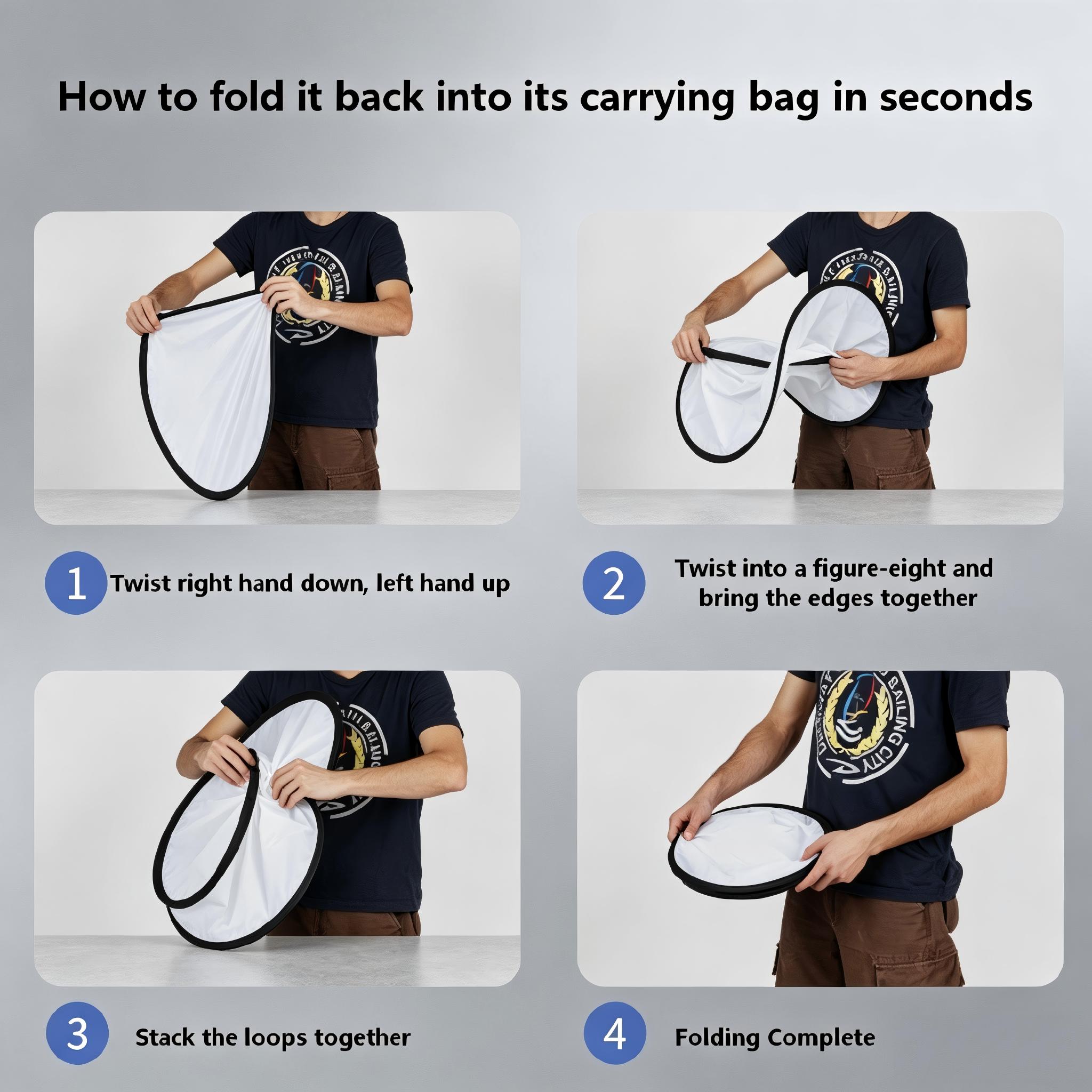 Fotografie Reflector 2-in-1 Li - Photography Lighting Kit Portable recensie en prijs