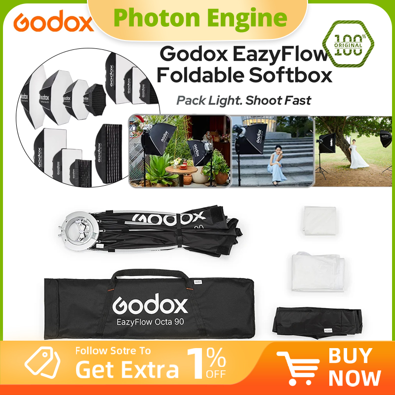 Godox EazyFlow-serie: opvouwba - Photography Lighting Meter recensie en prijs
